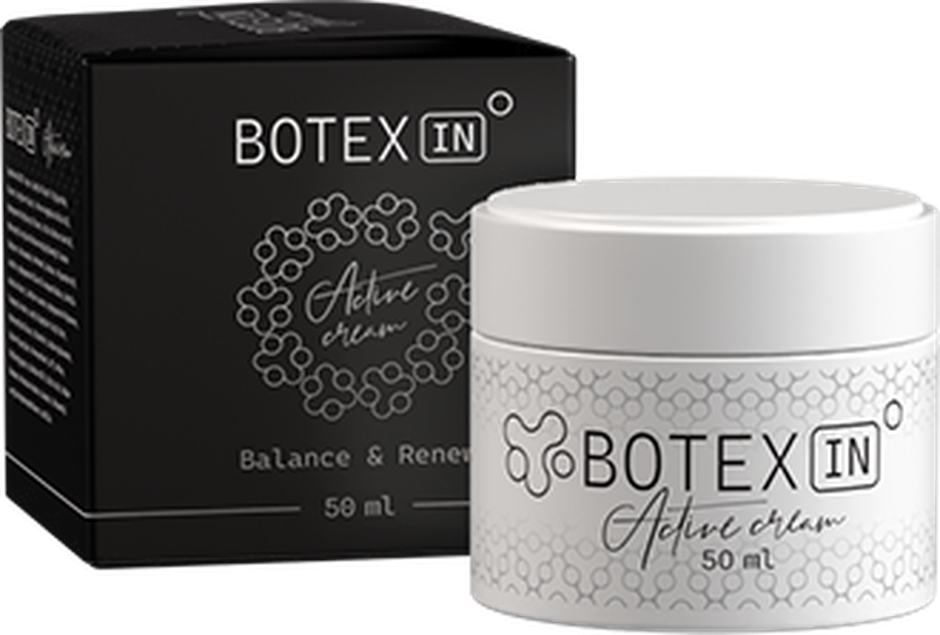 Creme Botexin Active de 50 ml junto à embalagem